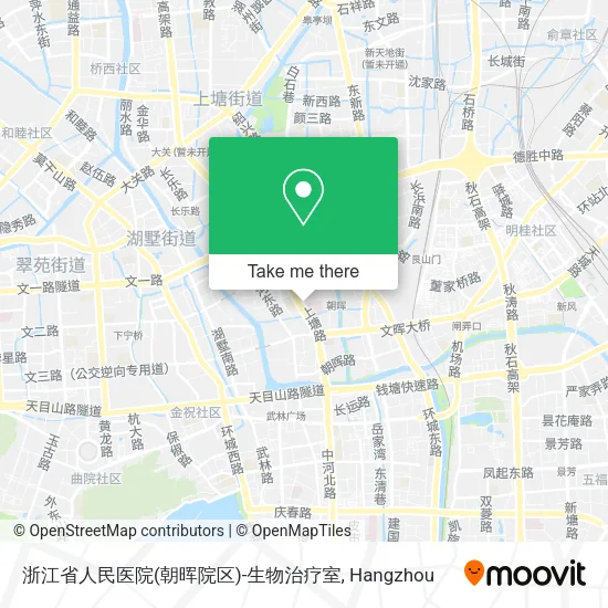 浙江省人民医院(朝晖院区)-生物治疗室 map