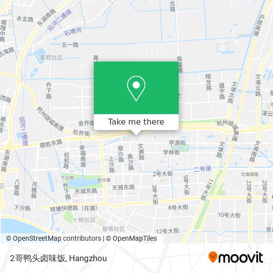 2哥鸭头卤味饭 map