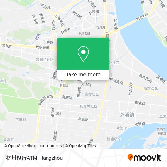 杭州银行ATM map