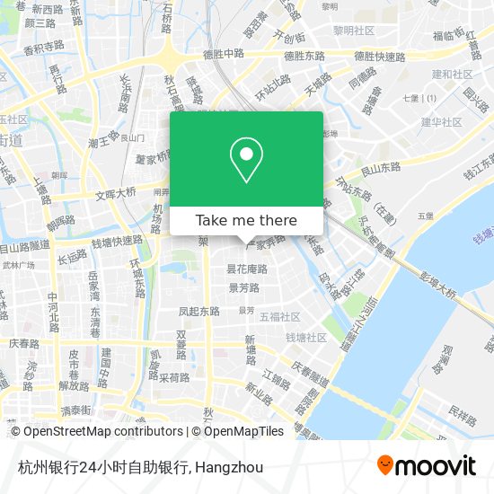 杭州银行24小时自助银行 map