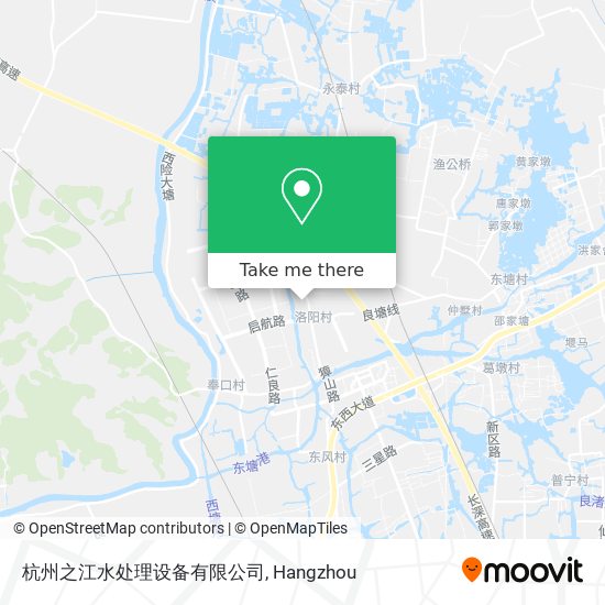 杭州之江水处理设备有限公司 map