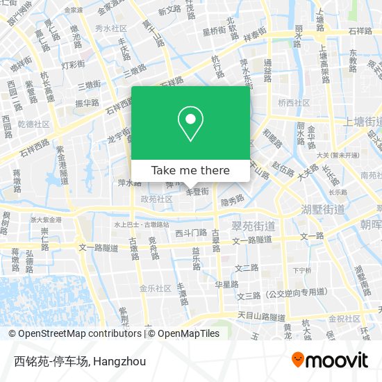 西铭苑-停车场 map