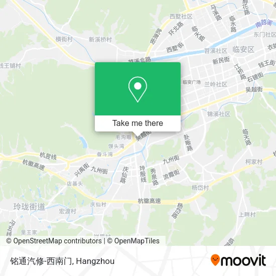 铭通汽修-西南门 map