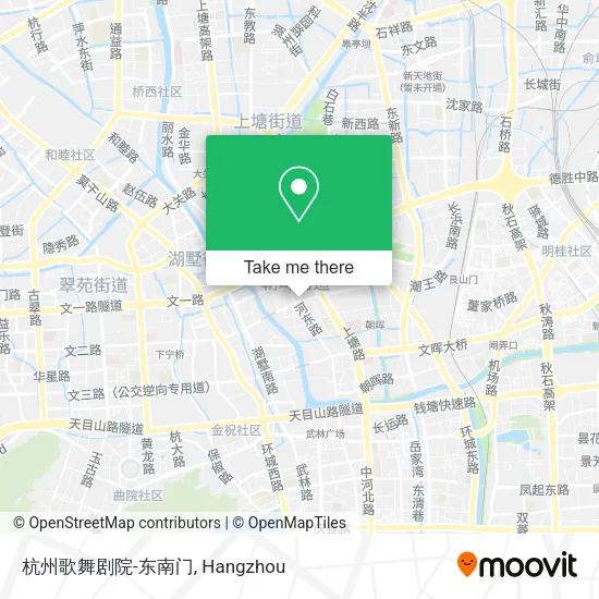 杭州歌舞剧院-东南门 map