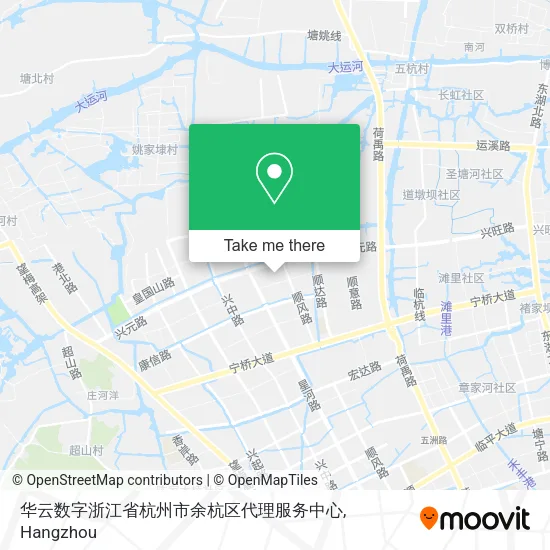 华云数字浙江省杭州市余杭区代理服务中心 map