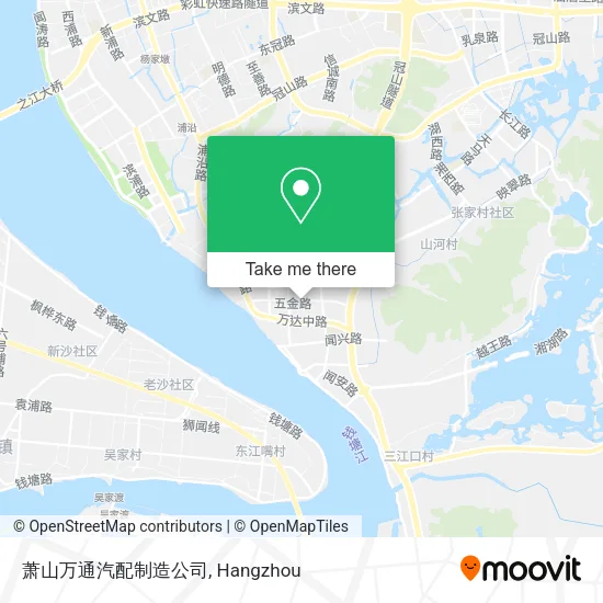 萧山万通汽配制造公司 map