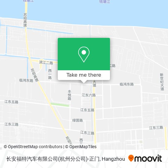 长安福特汽车有限公司(杭州分公司)-正门 map