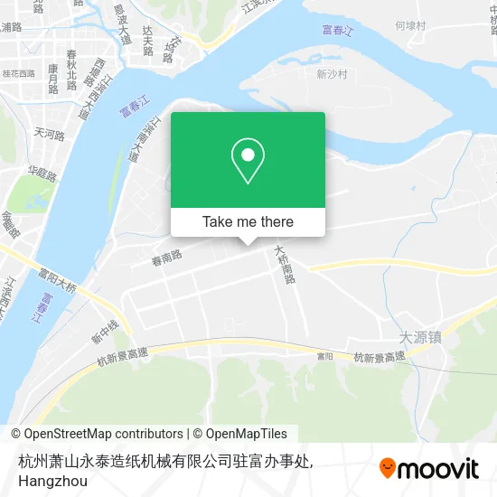 杭州萧山永泰造纸机械有限公司驻富办事处 map