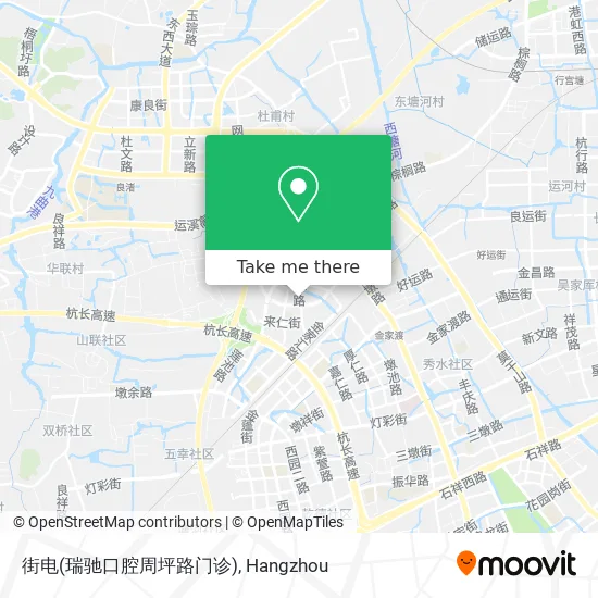 街电(瑞驰口腔周坪路门诊) map