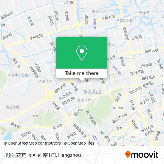 顺达花苑西区-西南1门 map