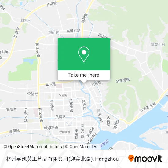 杭州英凯莫工艺品有限公司(迎宾北路) map