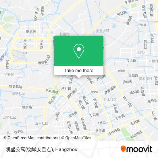 凯盛公寓(绕城安置点) map