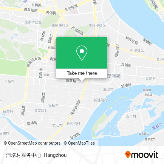 浦培村服务中心 map