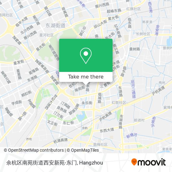 余杭区南苑街道西安新苑-东门 map