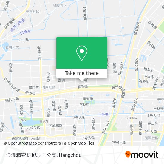 浪潮精密机械职工公寓 map
