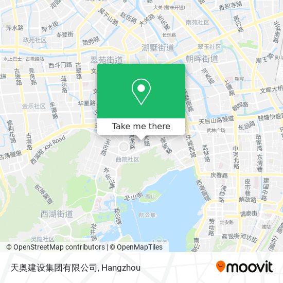 天奥建设集团有限公司 map