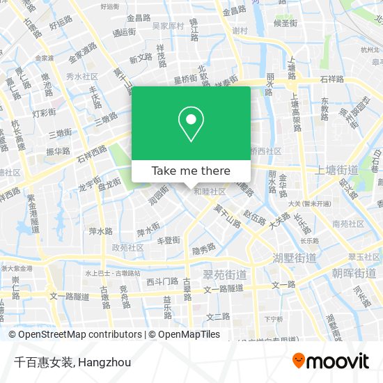 千百惠女装 map