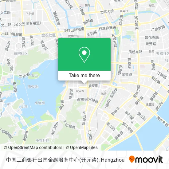 中国工商银行出国金融服务中心(开元路) map