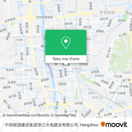 中国能源建设集团浙江火电建设有限公司 map