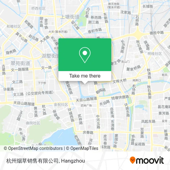 杭州烟草销售有限公司 map