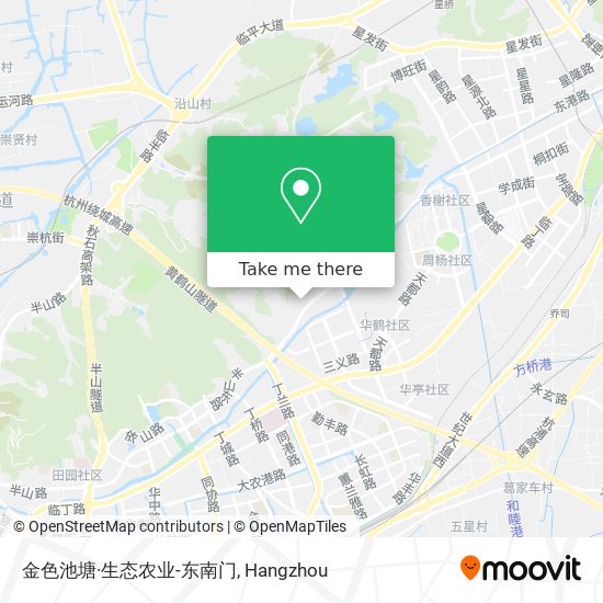 金色池塘·生态农业-东南门 map