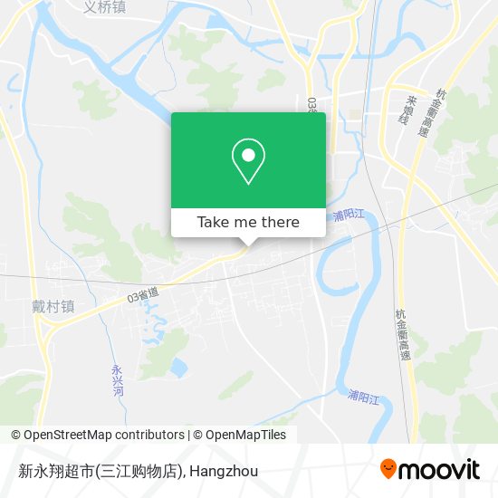 新永翔超市(三江购物店) map
