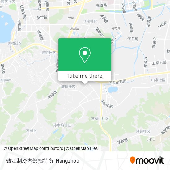 钱江制冷内部招待所 map