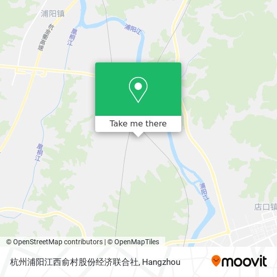 杭州浦阳江西俞村股份经济联合社 map