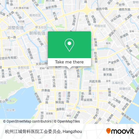 杭州江城骨科医院工会委员会 map