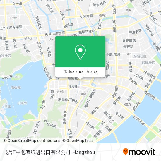 浙江中包浆纸进出口有限公司 map