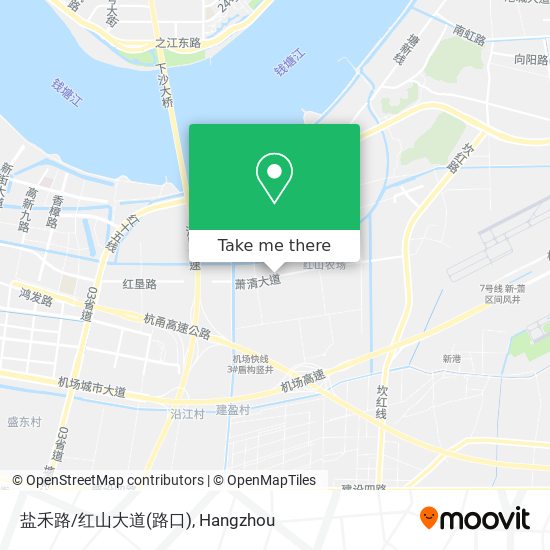 盐禾路/红山大道(路口) map