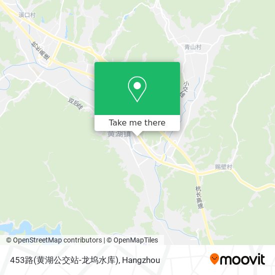 453路(黄湖公交站-龙坞水库) map