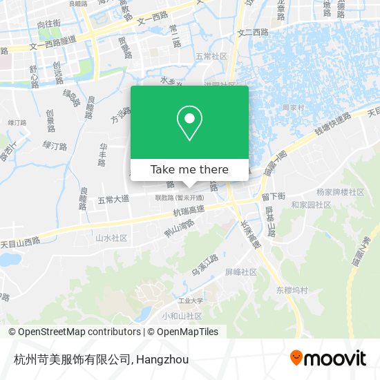 杭州苛美服饰有限公司 map