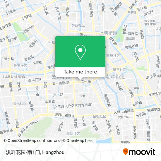 溪畔花园-南1门 map