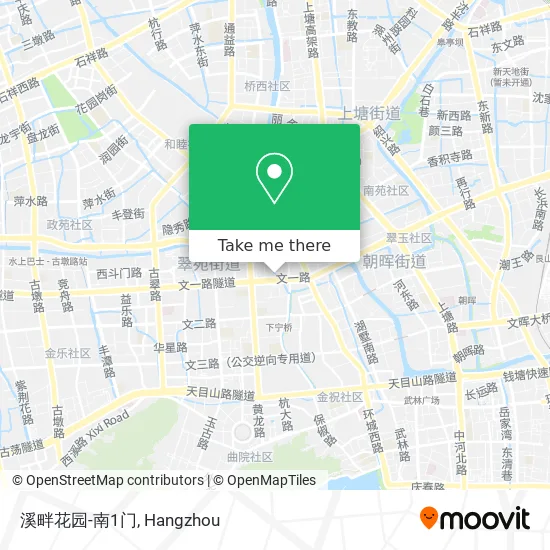 溪畔花园-南1门 map