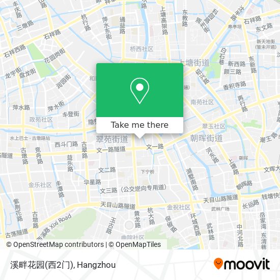 溪畔花园(西2门) map
