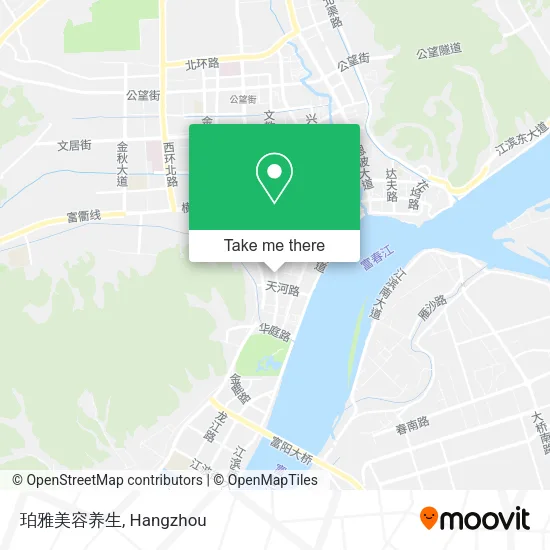 珀雅美容养生 map