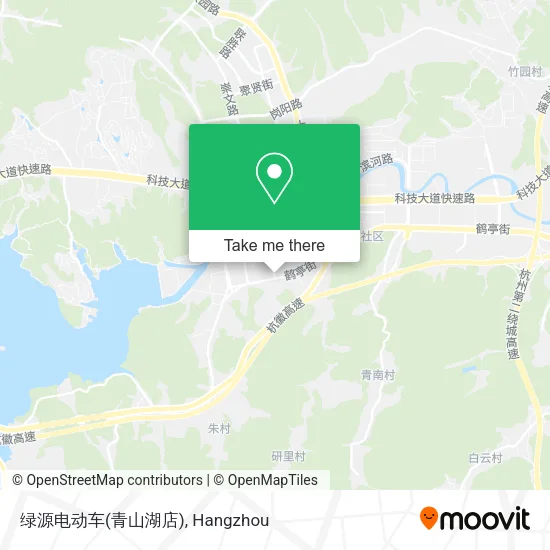 绿源电动车(青山湖店) map