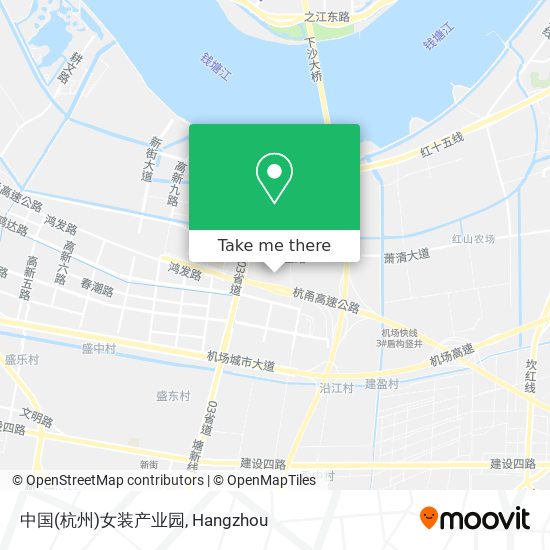 中国(杭州)女装产业园 map
