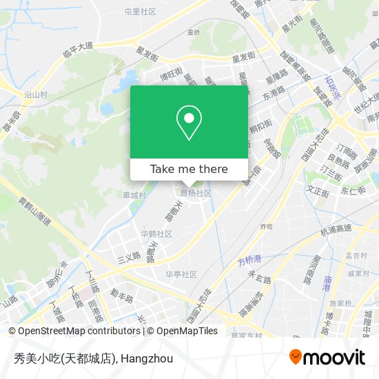秀美小吃(天都城店) map