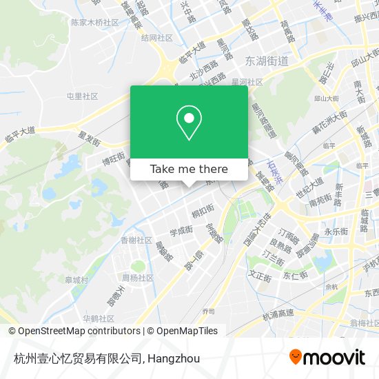 杭州壹心忆贸易有限公司 map