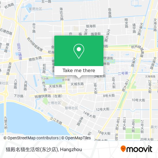 猫殿名猫生活馆(东沙店) map