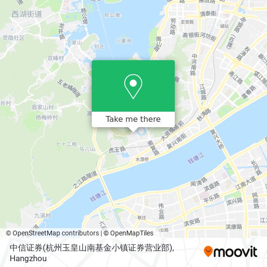 中信证券(杭州玉皇山南基金小镇证券营业部) map