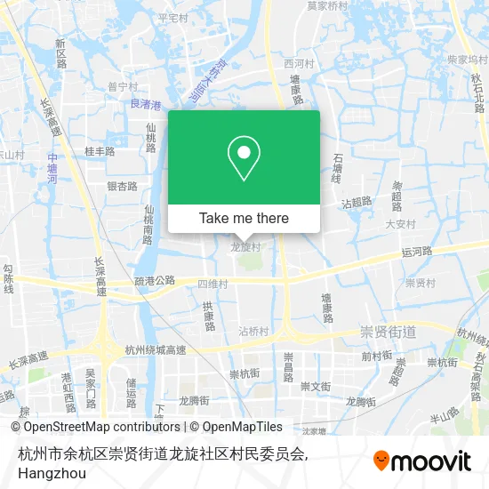 杭州市余杭区崇贤街道龙旋社区村民委员会 map