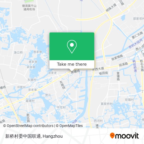 新桥村委中国联通 map