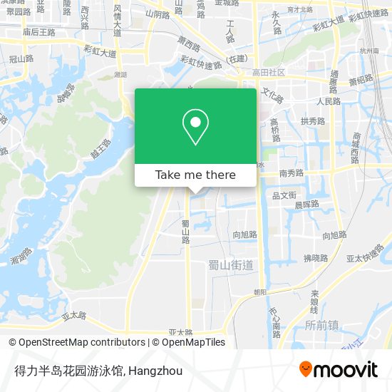 得力半岛花园游泳馆 map