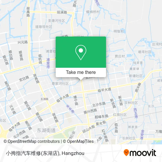 小拇指汽车维修(东湖店) map