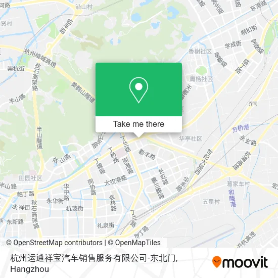 杭州运通祥宝汽车销售服务有限公司-东北门 map