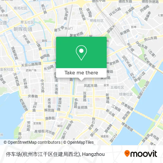 停车场(杭州市江干区住建局西北) map