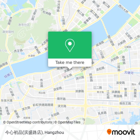 今心初品(滨盛路店) map